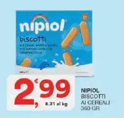 Sisa Nipiol biscotti ai cereali offerta