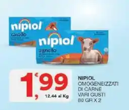 Sisa Nipiol omogeneizzati di carne offerta