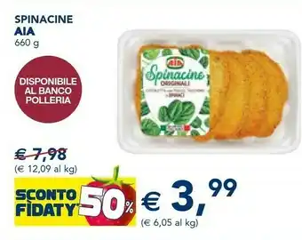Esselunga Spinacine offerta