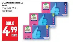 Pam Guanti in nitrile Pam offerta