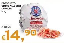 Migross Supermercati e Market Prosciutto cotto alle erbe Leoncini offerta