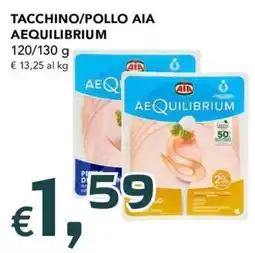 Migross Supermercati e Market Tacchino/pollo AIA AEQUILIBRIUM offerta