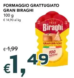 Migross Supermercati e Market Formaggio grattugiato Gran Biraghi offerta