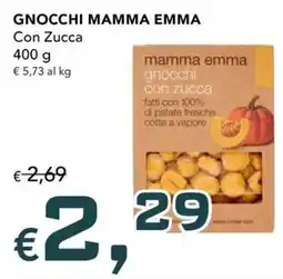 Migross Supermercati e Market Gnocchi mamma emma con zucca offerta