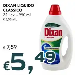 Migross Supermercati e Market Dixan liquido classico offerta