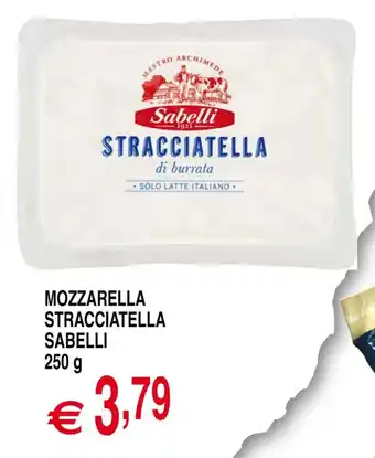 Mozzarella stracciatella sabelli