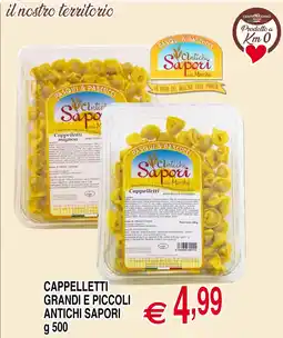 Centro Oceano Cappelletti grandi e piccoli Antichi Sapori offerta