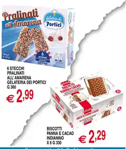 Centro Oceano Pralinati all'Amarena Gelateria dei Portici offerta