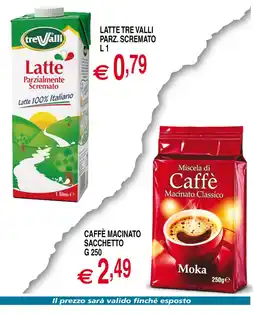 Centro Oceano Latte Tre Valli Parzialmente Scremato offerta
