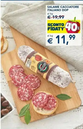 Esselunga Salame cacciatore italiano dop offerta