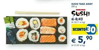 Esselunga Sushi take away offerta