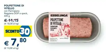 Esselunga Polpettone di vitello con pamigiano 600 g offerta