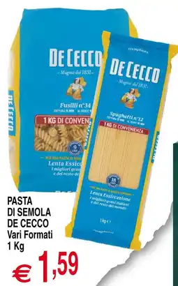 Centro Oceano Pasta di semola De Cecco offerta