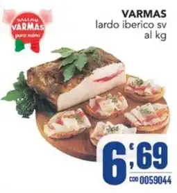 Gruppo di Palo Varmas lardo iberico sv offerta
