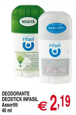 Centro Oceano Deodorante deostick infasil offerta