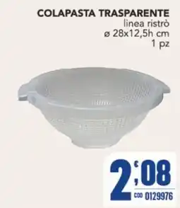 Gruppo di Palo Colapasta trasparente linea ristro offerta