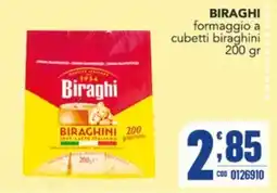 Gruppo di Palo Biraghi formaggio a cubetti biraghini offerta