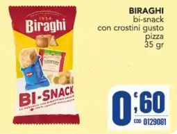 Gruppo di Palo Biraghi bi-snack con crostini gusto pizza offerta