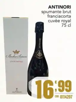 Gruppo di Palo Antinori spumante brut franciacorta cuvée royal offerta
