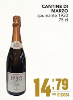 Gruppo di Palo Cantine di Marzo spumante 1930 offerta