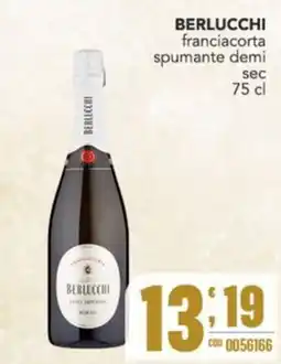 Gruppo di Palo Berlucchi franciacorta spumante demi sec offerta