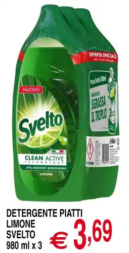 Centro Oceano Detergente piatti limone Svelto offerta