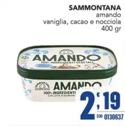Gruppo di Palo Sammontana amando vaniglia, cacao e nocciola offerta