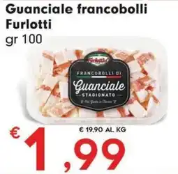 Eurospar Guanciale francobolli Furlotti offerta
