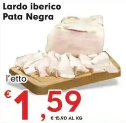 Eurospar Lardo iberico Pata Negra offerta