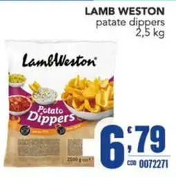 Gruppo di Palo LambWeston potato dippers offerta