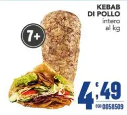 Gruppo di Palo Kebab di pollo intero offerta