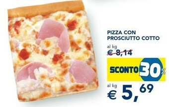 Esselunga Pizza con prosciutto cotto offerta