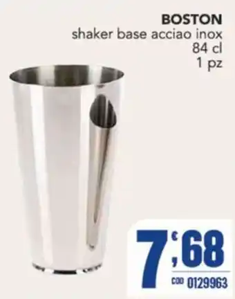 Gruppo di Palo Boston shaker base acciaio inox offerta