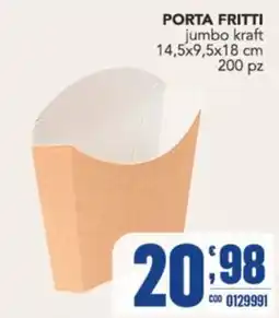 Gruppo di Palo Porta fritti jumbo kraft offerta