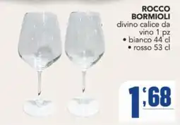 Gruppo di Palo Rocco Bormioli divino calice da vino offerta