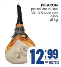 Gruppo di Palo Picaron prosciutto di san daniele dop con osso offerta