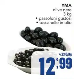 Gruppo di Palo YMA olive nere offerta