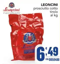 Gruppo di Palo Leoncini prosciutto cotto tirol offerta