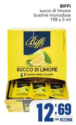 Gruppo di Palo Biffi succo di limone offerta