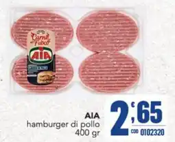Gruppo di Palo AIA hamburger di pollo offerta