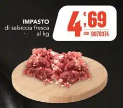 Gruppo di Palo Impasto di salsiccia fresca offerta