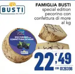 Gruppo di Palo Famiglia Busti pecorino con confettura di more offerta