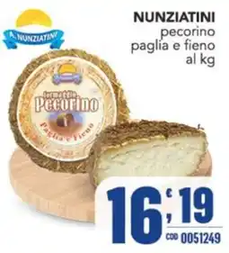 Gruppo di Palo Nunziatini pecorino paglia e fieno offerta
