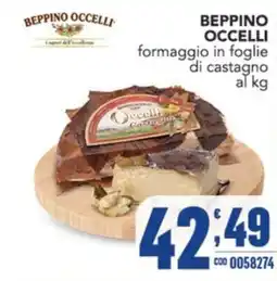 Gruppo di Palo Beppino Occelli formaggio in foglie di castagno offerta