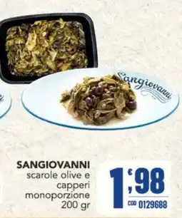 Gruppo di Palo Sangiovanni scarole olive e capperi offerta