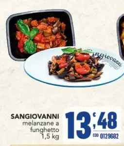 Gruppo di Palo Sangiovanni melanzane a funghetto offerta