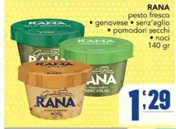Gruppo di Palo Rana pesto fresco genovese senza aglio offerta