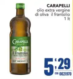 Gruppo di Palo Carapelli olio extra vergine di oliva il frantolio offerta