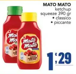 Gruppo di Palo Mato Mato ketchup offerta