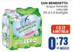Gruppo di Palo San Benedetto acqua minerale naturale offerta